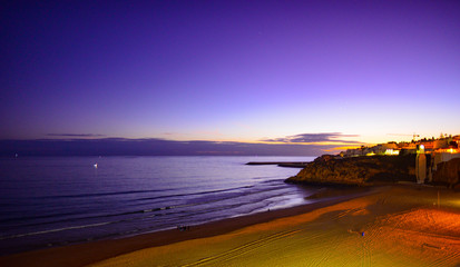 Sonnenuntergang in Albufeira/Algarve-Portugal