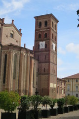 Piemonte Italia Asti cattedrale del centro storico