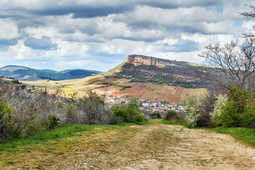 Obraz premium Rock of Solutre, France