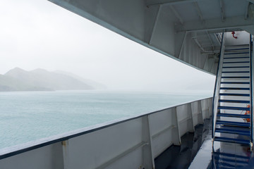 Fototapeta premium Cook Strait Ferry in New Zealand 
