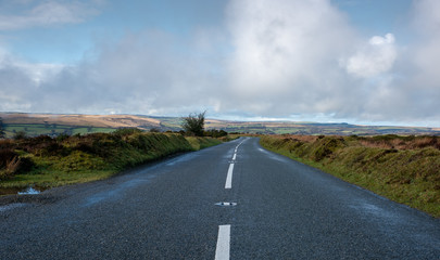 Road across Exmoor