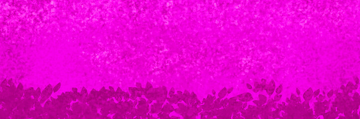 Hintergrund in schlichtem rosa bis lila, getupft und gespenkelt mit Blättern im unteren Bereich, natürliche Struktur, kräftig gleichmäßig marmoriert, zeitlos elegantes Design, luxuriös schlicht