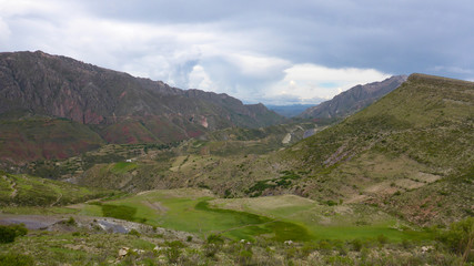 Fototapeta na wymiar Bolivia - Inca Trail - Inkaweg Bolivien