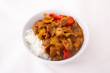 mongolian lamb with rice