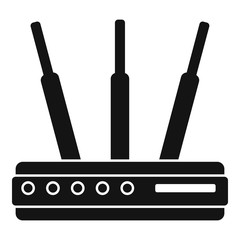Router hub icon. Simple illustration of router hub vector icon for web design isolated on white background