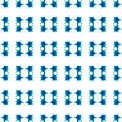 Spots, Ikat, Tie Dye, Batik Seamless Pattern. 