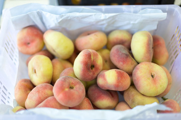 different fruits in the supermarket