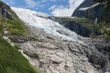 Boyabreen Gletscher im Jostedalsbreen Nationalpark, Norwegen
