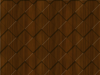 wood background with blocks in dark color
