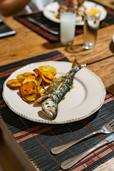 Turkish Bluefish with Raki / Lufer Fish
