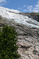 Der Boyabreen Gletscher im Jostedalsbreen Nationalpark, Norwegen