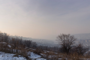 Obraz na płótnie Canvas Beautiful winter landscape.