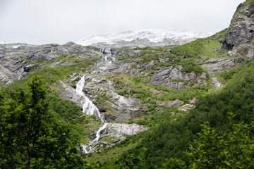 Der Boyabreen Gletscher im Jostedalsbreen Nationalpark, Norwegen