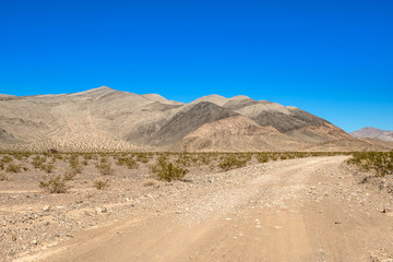 Racetrack valley in the Death Valley National Park