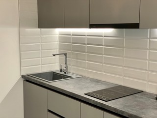 interior of modern kitchen