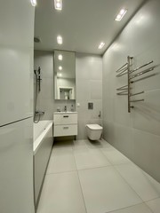 interior of modern bathroom