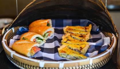 Vietnamese baguette for breakfast