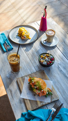 Healthy meal for breakfast