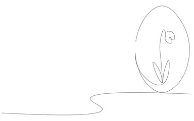 Easter egg background, vector illustration