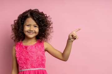 Portrait of a happy little girl
