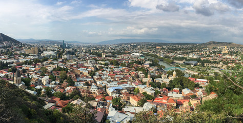 Aerial view of Tbilisi, Georgia © Phuong