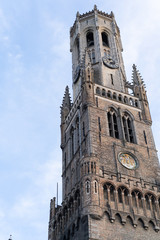 Fototapeta na wymiar tower in Bruges Belgium