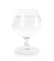 clean water isolated on white background