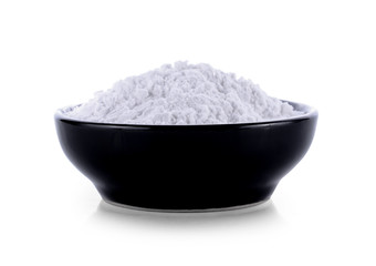 tapioca flour isolated on white background