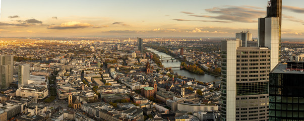 Frankfurt  Germany  | city view | Panorama