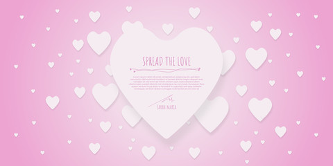 Pink Blue Chocolate Love heart shape for valentine day. Happy day in february. Rain love. Spread the love. Greeting card for girl, lady, and woman