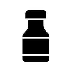 Bottle Pill-Capsule icon vector