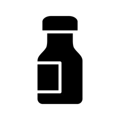 Bottle Pill-Capsule icon vector