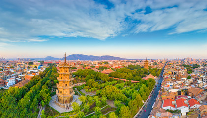 Kaiyuan temple in the old town of quanzhou city, fujian province, China