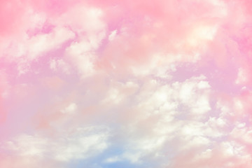 cloud background with a pastel colour