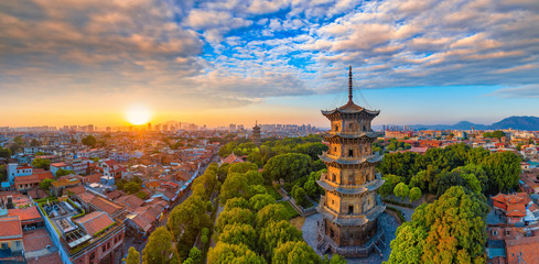 Kaiyuan temple in the old town of quanzhou city, fujian province, China