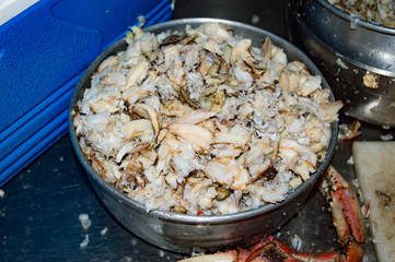 cooking pilaf in cauldron on fire