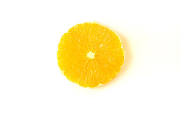 orange on a white background