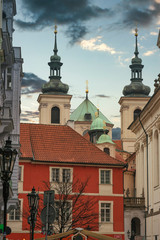 beautiful old streets of Prague.