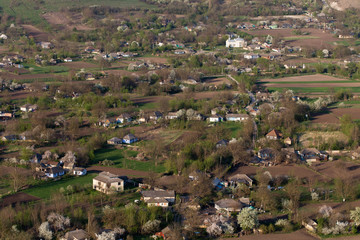 Fototapeta na wymiar View of the village.