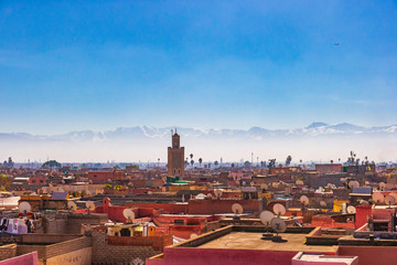 A Panoramic view of Marrakesh