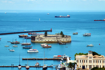 beautiful colonial buildings - Salvador da Bahia, Brazil