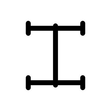 car frame icon with line style