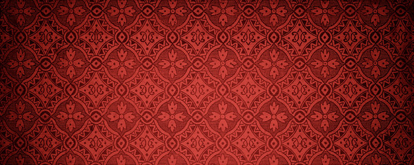 red wallpaper.