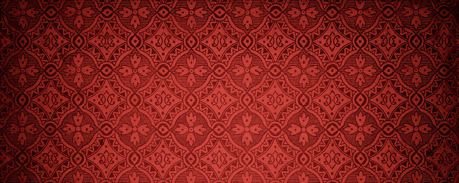 red wallpaper.