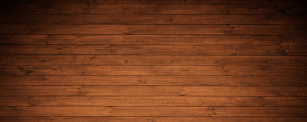 dark wood panels.
