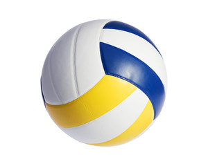 Volleyball ball isolated on white.