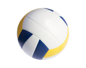 Volleyball ball isolated on white.