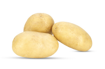 potato isolated on white background