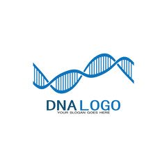 DNA vector logo design template.modern medical logotype.laboratory science icon symbol.colorful pharmacology sign-vector