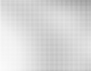Abstract monochrome half-tone. Black and white print pattern